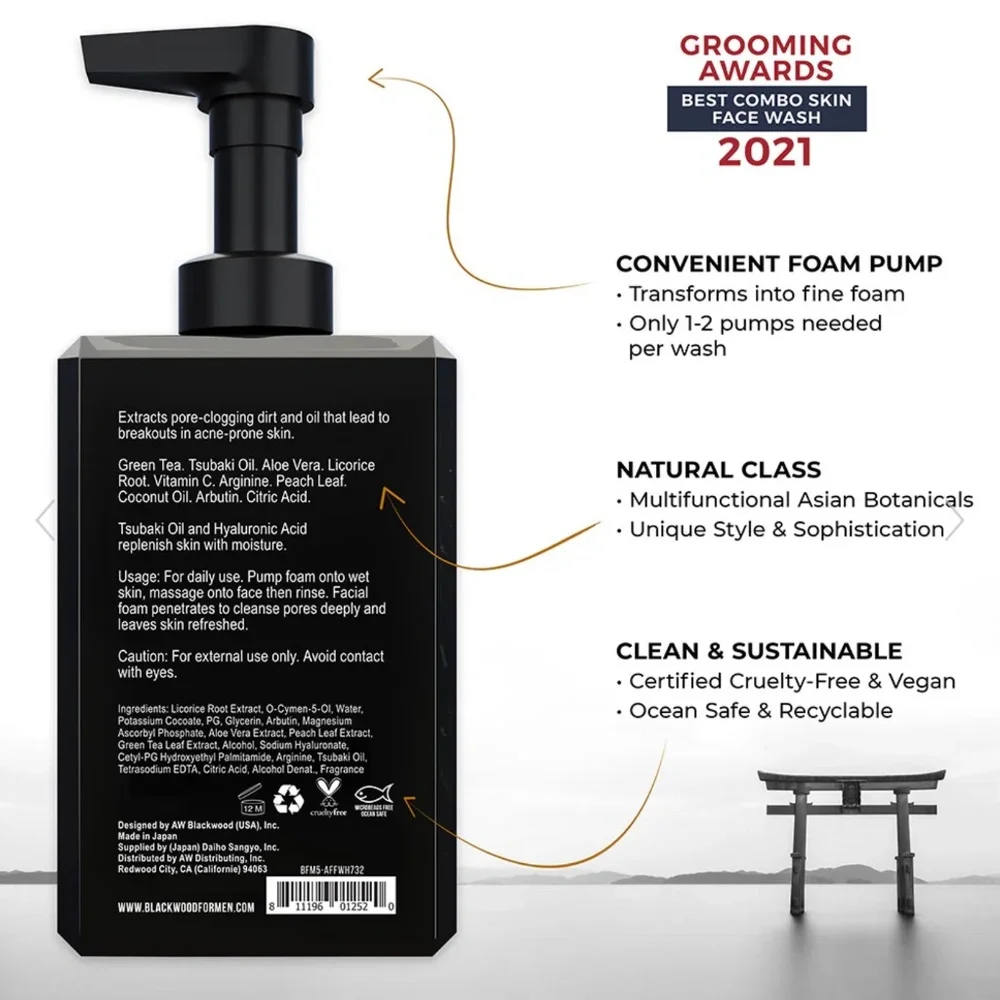 Blackwood For Men X-Punge Foaming Face Wash